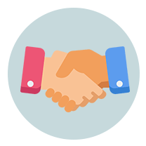 アイコン:一緒に成長する友がいる